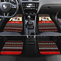 All I Want For Christmas Is Skiing Christmas Car Mats Xmas Holiday Patterns - Wonder Print Shop