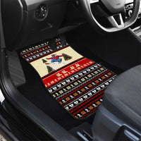 All I Want For Christmas Is Skiing Christmas Car Mats Xmas Holiday Patterns - Wonder Print Shop