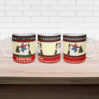 All I Want For Christmas Is Skiing Christmas Ceramic Mug Xmas Holiday Patterns - Wonder Print Shop