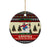 All I Want For Christmas Is Skiing Christmas Ceramic Ornament Xmas Holiday Patterns - Wonder Print Shop