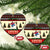 All I Want For Christmas Is Skiing Christmas Ceramic Ornament Xmas Holiday Patterns - Wonder Print Shop