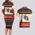 All I Want For Christmas Is Skiing Christmas Couples Matching Long Sleeve Bodycon Dress and Hawaiian Shirt Xmas Holiday Patterns - Wonder Print Shop