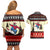 All I Want For Christmas Is Skiing Christmas Couples Matching Off Shoulder Short Dress and Hawaiian Shirt Xmas Holiday Patterns - Wonder Print Shop