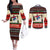 All I Want For Christmas Is Skiing Christmas Couples Matching Off The Shoulder Long Sleeve Dress and Long Sleeve Button Shirt Xmas Holiday Patterns - Wonder Print Shop