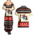 All I Want For Christmas Is Skiing Christmas Couples Matching Summer Maxi Dress and Hawaiian Shirt Xmas Holiday Patterns - Wonder Print Shop