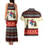 All I Want For Christmas Is Skiing Christmas Couples Matching Tank Maxi Dress and Hawaiian Shirt Xmas Holiday Patterns - Wonder Print Shop