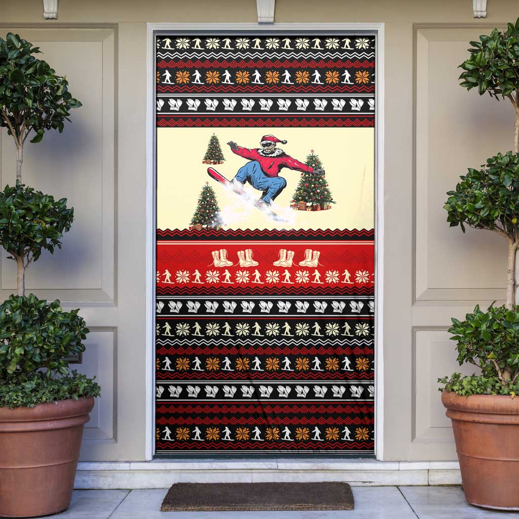 All I Want For Christmas Is Skiing Christmas Door Cover Xmas Holiday Patterns - Wonder Print Shop