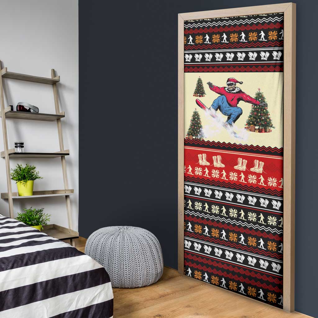 All I Want For Christmas Is Skiing Christmas Door Cover Xmas Holiday Patterns - Wonder Print Shop
