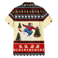 All I Want For Christmas Is Skiing Christmas Family Matching Off The Shoulder Long Sleeve Dress and Hawaiian Shirt Xmas Holiday Patterns - Wonder Print Shop