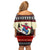 All I Want For Christmas Is Skiing Christmas Family Matching Off Shoulder Short Dress and Hawaiian Shirt Xmas Holiday Patterns - Wonder Print Shop