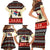 All I Want For Christmas Is Skiing Christmas Family Matching Short Sleeve Bodycon Dress and Hawaiian Shirt Xmas Holiday Patterns - Wonder Print Shop