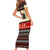 All I Want For Christmas Is Skiing Christmas Family Matching Short Sleeve Bodycon Dress and Hawaiian Shirt Xmas Holiday Patterns - Wonder Print Shop