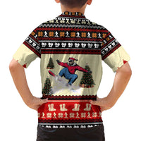 All I Want For Christmas Is Skiing Christmas Family Matching Summer Maxi Dress and Hawaiian Shirt Xmas Holiday Patterns - Wonder Print Shop