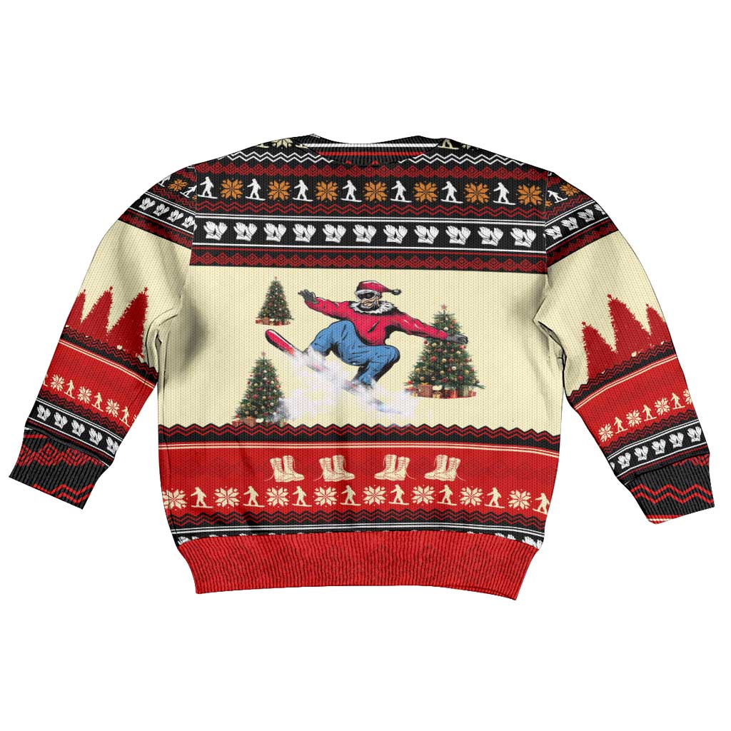 All I Want For Christmas Is Skiing Christmas Kid Ugly Christmas Sweater Xmas Holiday Patterns - Wonder Print Shop