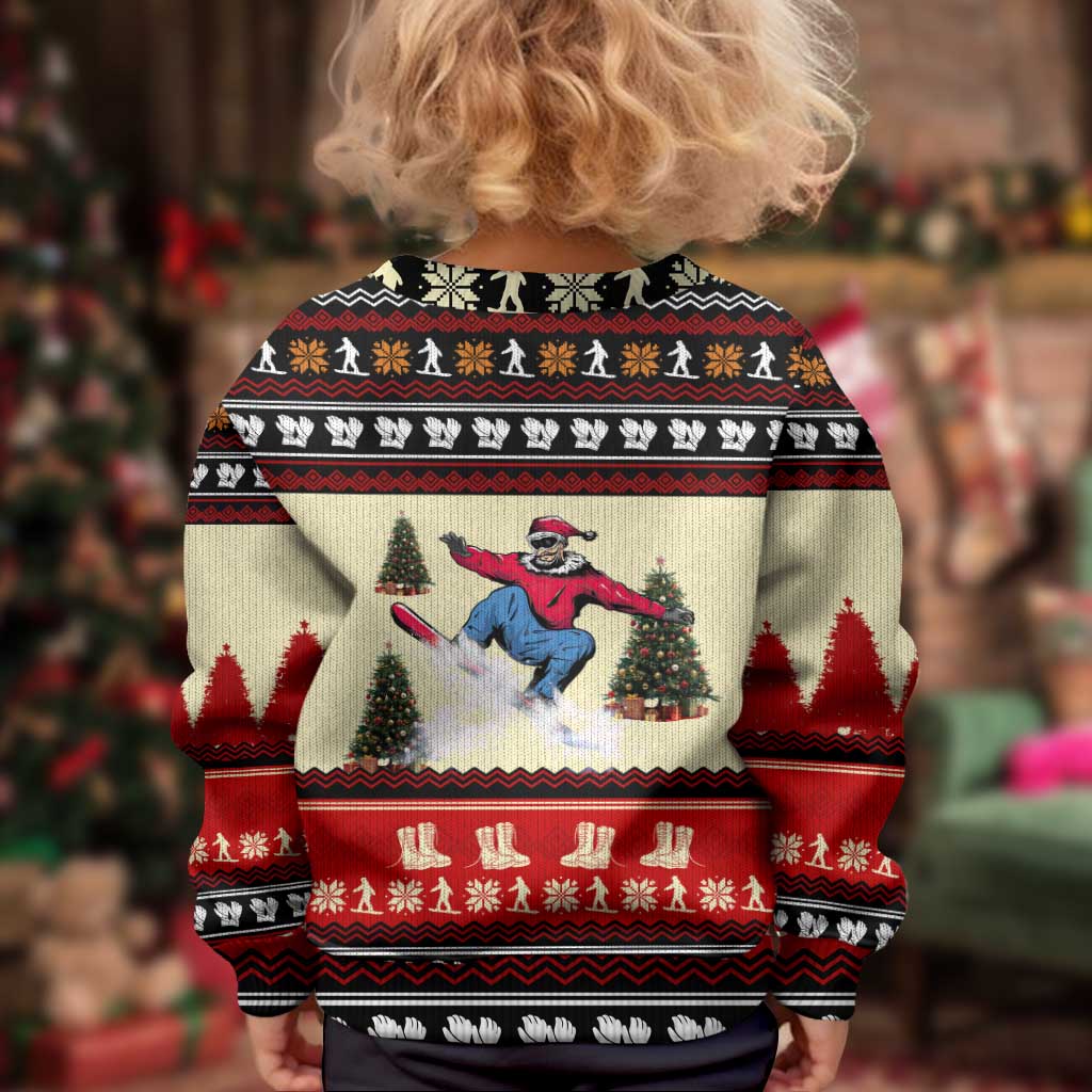 All I Want For Christmas Is Skiing Christmas Kid Ugly Christmas Sweater Xmas Holiday Patterns - Wonder Print Shop