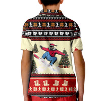 All I Want For Christmas Is Skiing Christmas Kid Polo Shirt Xmas Holiday Patterns - Wonder Print Shop
