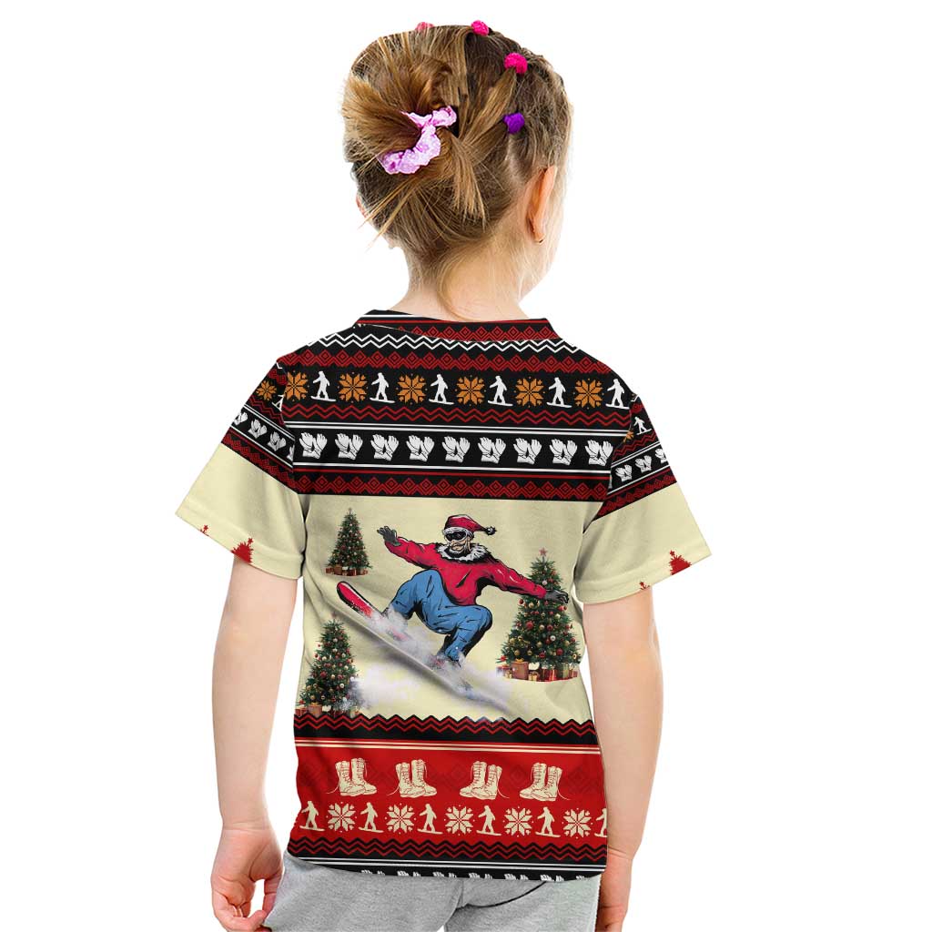 All I Want For Christmas Is Skiing Christmas Kid T Shirt Xmas Holiday Patterns - Wonder Print Shop