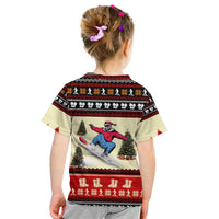 All I Want For Christmas Is Skiing Christmas Kid T Shirt Xmas Holiday Patterns - Wonder Print Shop