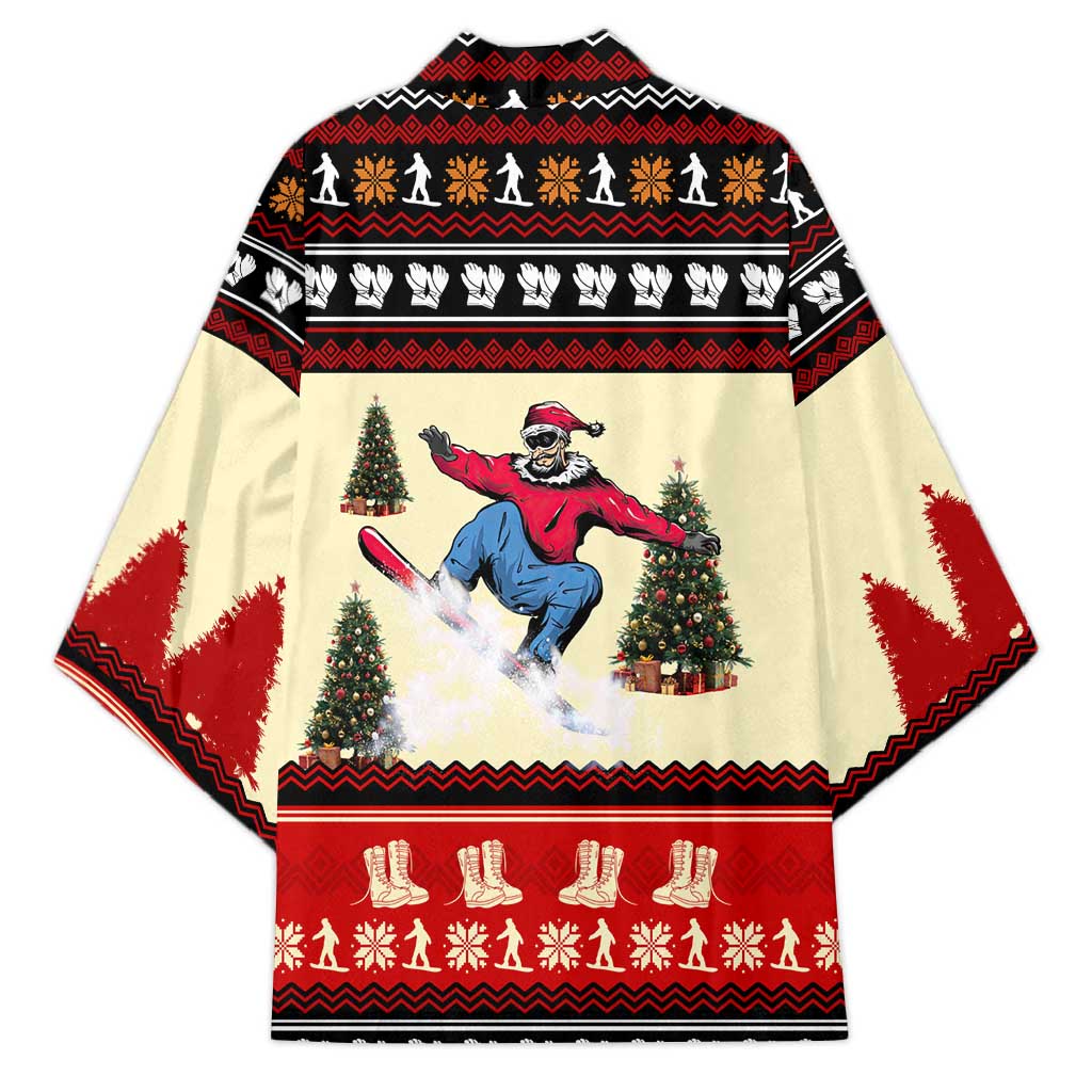 All I Want For Christmas Is Skiing Christmas Kimono Xmas Holiday Patterns - Wonder Print Shop