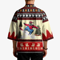 All I Want For Christmas Is Skiing Christmas Kimono Xmas Holiday Patterns - Wonder Print Shop