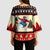All I Want For Christmas Is Skiing Christmas Kimono Sleeve Blouse Xmas Holiday Patterns - Wonder Print Shop