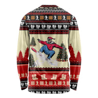 All I Want For Christmas Is Skiing Christmas Long Sleeve Shirt Xmas Holiday Patterns - Wonder Print Shop