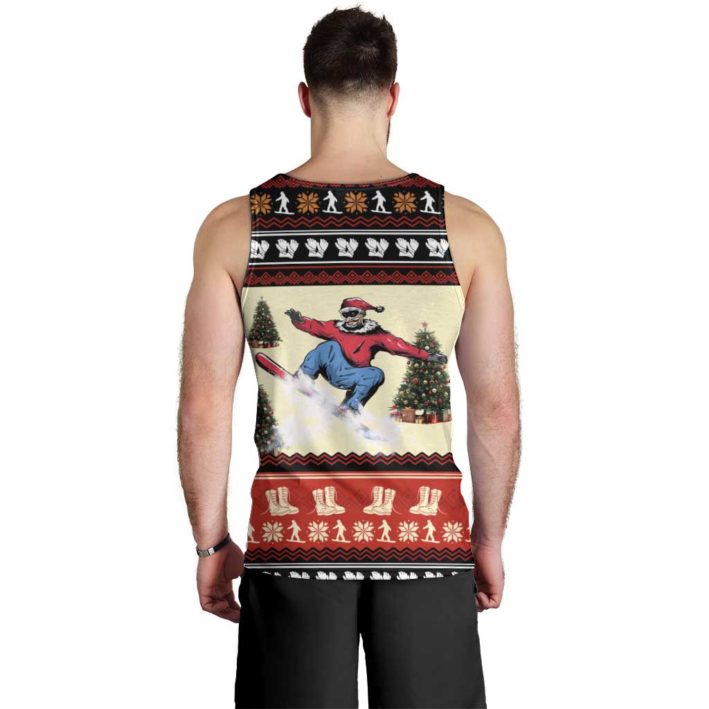 All I Want For Christmas Is Skiing Christmas Men Tank Top Xmas Holiday Patterns - Wonder Print Shop