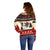 All I Want For Christmas Is Skiing Christmas Off Shoulder Sweater Xmas Holiday Patterns - Wonder Print Shop