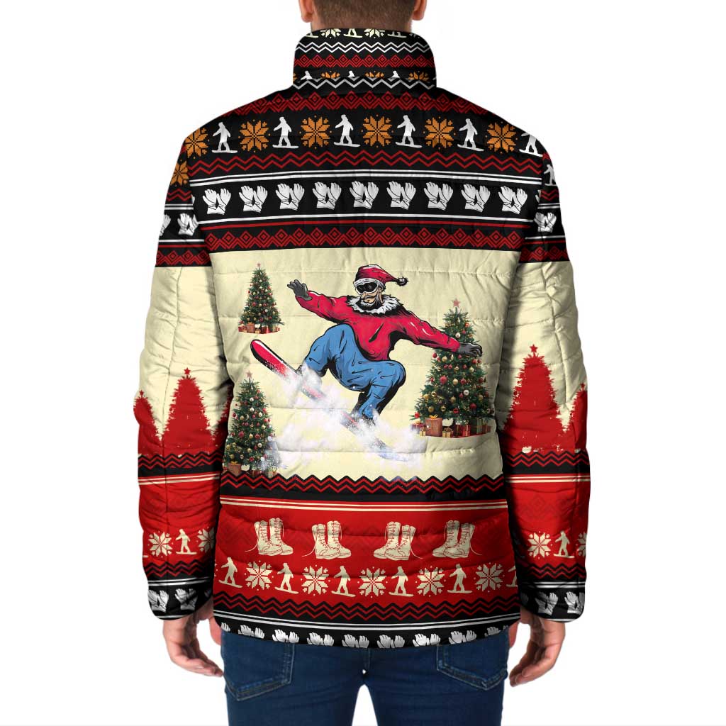 All I Want For Christmas Is Skiing Christmas Padded Jacket Xmas Holiday Patterns - Wonder Print Shop
