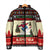 All I Want For Christmas Is Skiing Christmas Padded Jacket Xmas Holiday Patterns - Wonder Print Shop