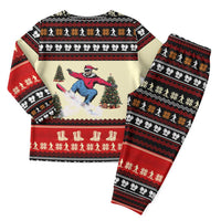 All I Want For Christmas Is Skiing Christmas Pajama Set Xmas Holiday Patterns - Wonder Print Shop