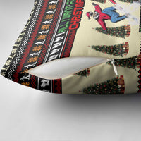All I Want For Christmas Is Skiing Christmas Pillow Cover Xmas Holiday Patterns - Wonder Print Shop