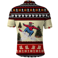 All I Want For Christmas Is Skiing Christmas Polo Shirt Xmas Holiday Patterns - Wonder Print Shop