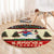 All I Want For Christmas Is Skiing Christmas Round Carpet Xmas Holiday Patterns - Wonder Print Shop