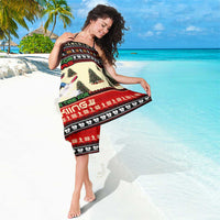 All I Want For Christmas Is Skiing Christmas Sarong Xmas Holiday Patterns - Wonder Print Shop