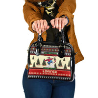 All I Want For Christmas Is Skiing Christmas Shoulder Handbag Xmas Holiday Patterns - Wonder Print Shop