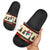 All I Want For Christmas Is Skiing Christmas Slide Sandals Xmas Holiday Patterns - Wonder Print Shop