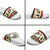All I Want For Christmas Is Skiing Christmas Slide Sandals Xmas Holiday Patterns - Wonder Print Shop