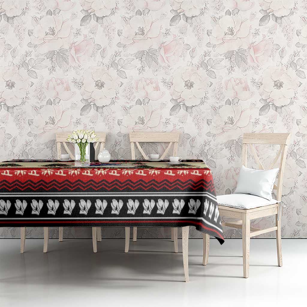 All I Want For Christmas Is Skiing Christmas Tablecloth Xmas Holiday Patterns - Wonder Print Shop
