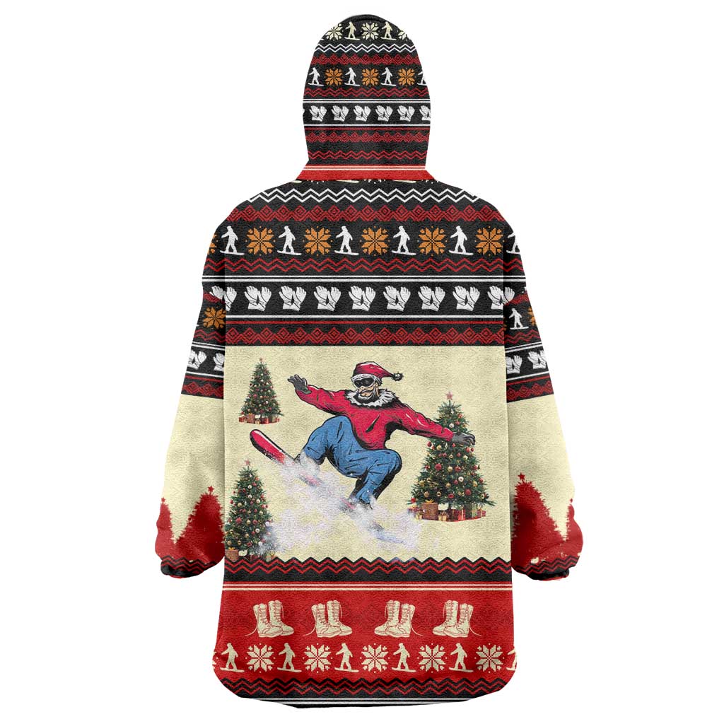 All I Want For Christmas Is Skiing Christmas Wearable Blanket Hoodie Xmas Holiday Patterns - Wonder Print Shop