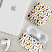 Amazing Bigfoot Christmas AirPods Case Xmas Holiday Patterns - Wonder Print Shop