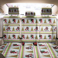 Amazing Bigfoot Christmas Back Car Seat Cover Xmas Holiday Patterns - Wonder Print Shop