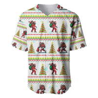 Amazing Bigfoot Christmas Baseball Jersey Xmas Holiday Patterns - Wonder Print Shop