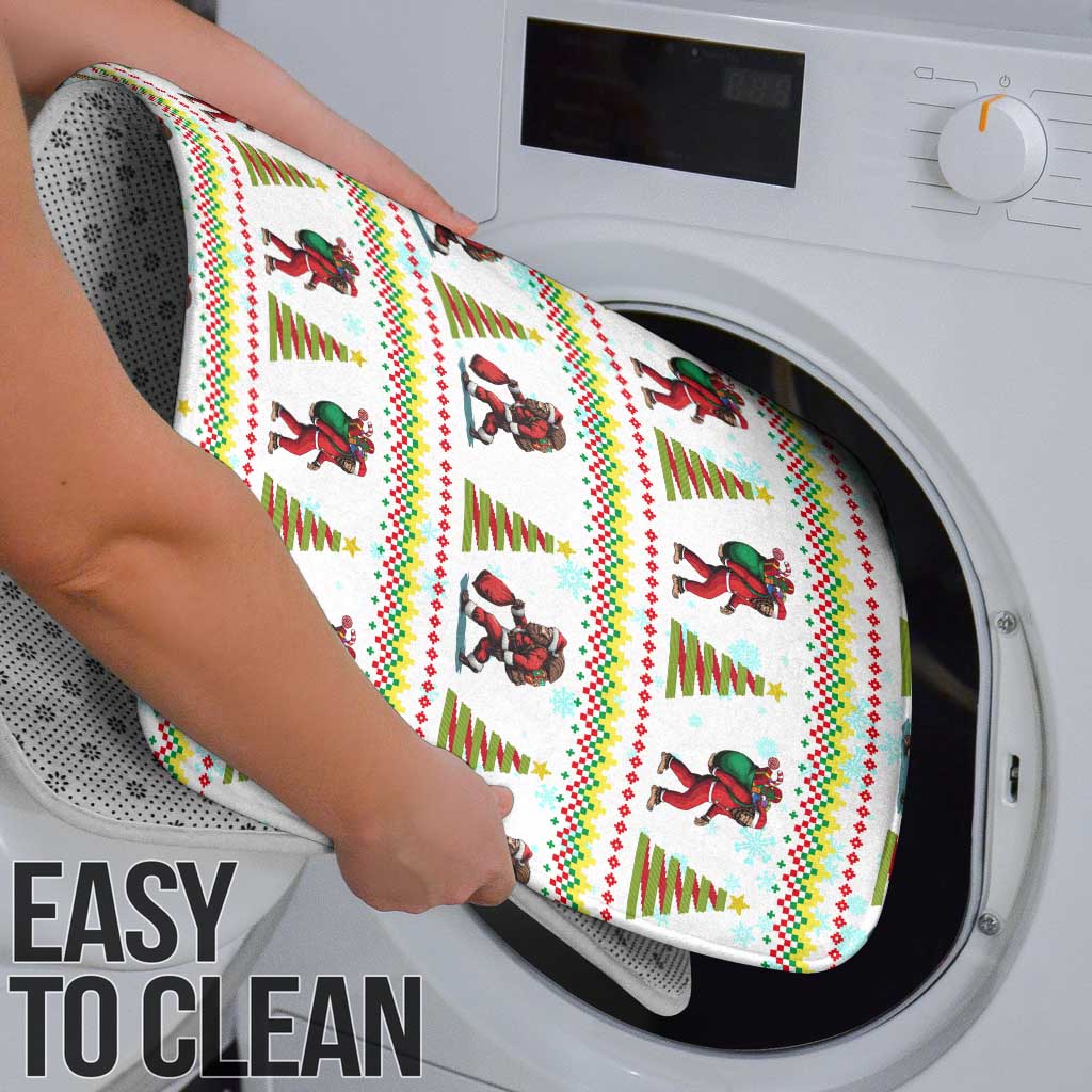 Amazing Bigfoot Christmas Bathroom Set Xmas Holiday Patterns - Wonder Print Shop