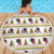 Amazing Bigfoot Christmas Beach Blanket Xmas Holiday Patterns - Wonder Print Shop