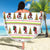 Amazing Bigfoot Christmas Beach Blanket Xmas Holiday Patterns - Wonder Print Shop