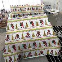 Amazing Bigfoot Christmas Bedding Set Xmas Holiday Patterns - Wonder Print Shop