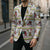 Amazing Bigfoot Christmas Blazer Xmas Holiday Patterns - Wonder Print Shop