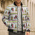Amazing Bigfoot Christmas Bomber Puffer Jacket Xmas Holiday Patterns - Wonder Print Shop