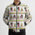 Amazing Bigfoot Christmas Bomber Puffer Jacket Xmas Holiday Patterns - Wonder Print Shop